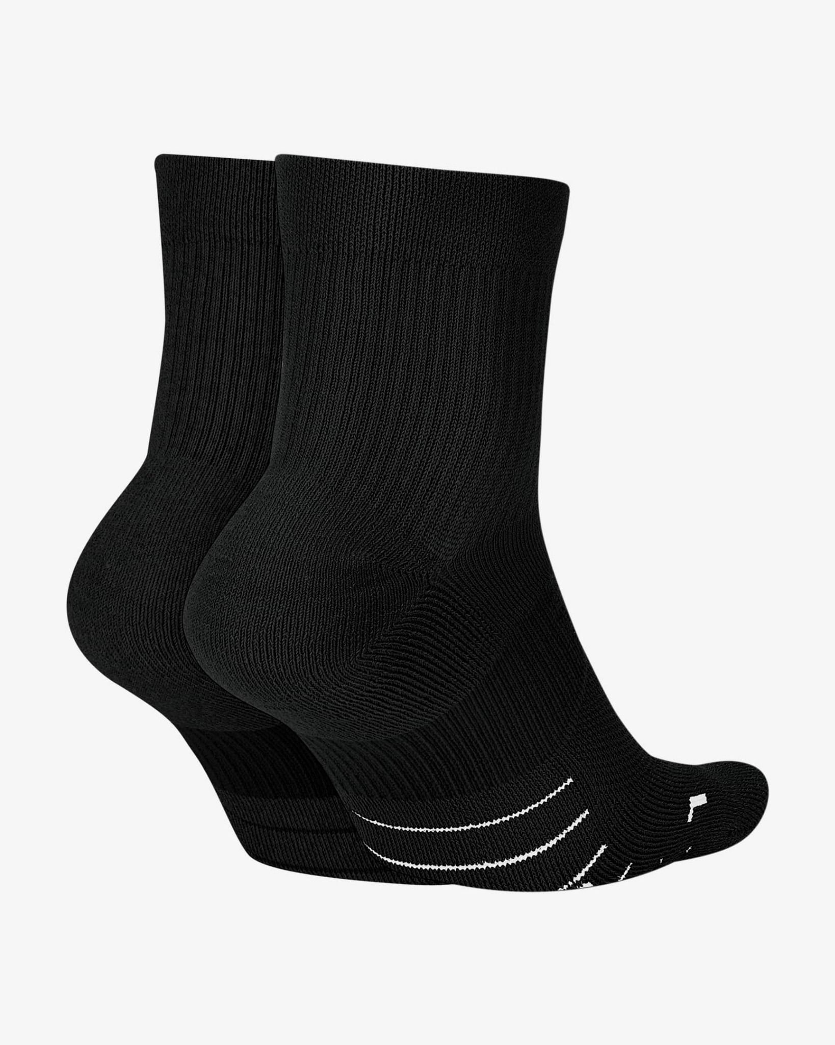 Nike - Bộ hai đôi Vớ thể thao Nam Nữ Multiplier Running Ankle Socks (2 Pairs)