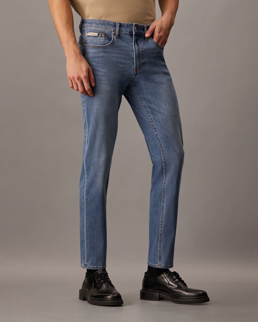 Calvin Klein - Quần jeans dài CK nam 37.5 Bi-Stretch Body Taper Jeans