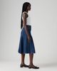 Levi's - Váy jeans nữ Pleated Midi Skirt