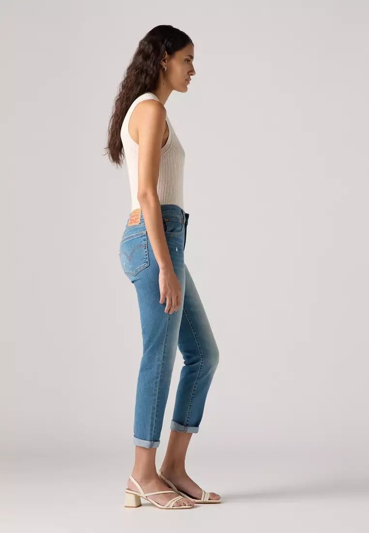 Levi's - Quần jeans dài nữ Women's Mid-Rise Boyfriend Jeans