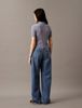 Calvin Klein - Quần jeans ống rộng nữ CK Ultra High Rise Wide Leg