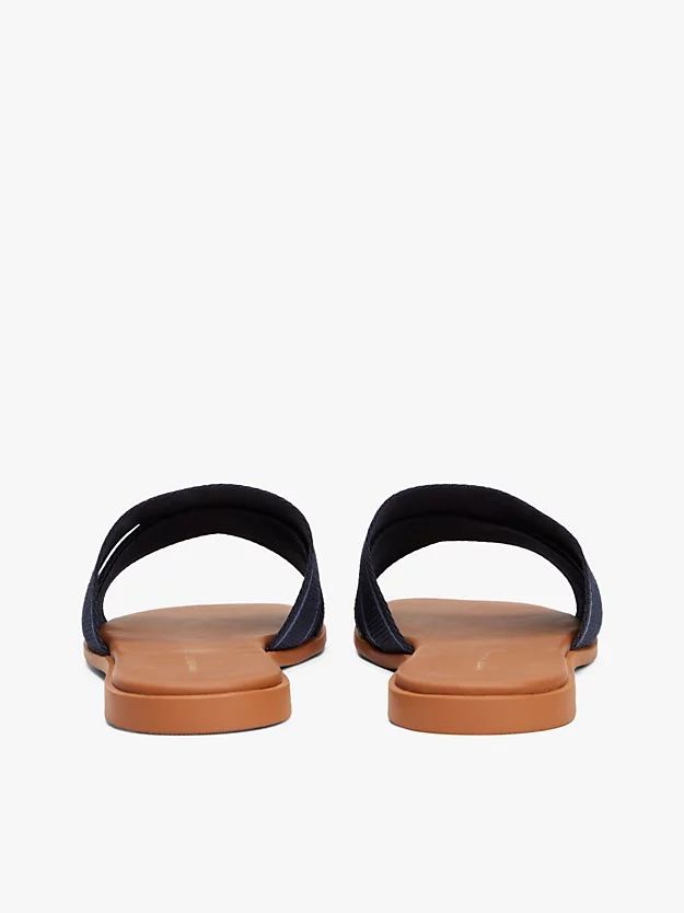 Tommy Hilfiger - Dép quai ngang nữ Webbing Woven Logo Strap Mules