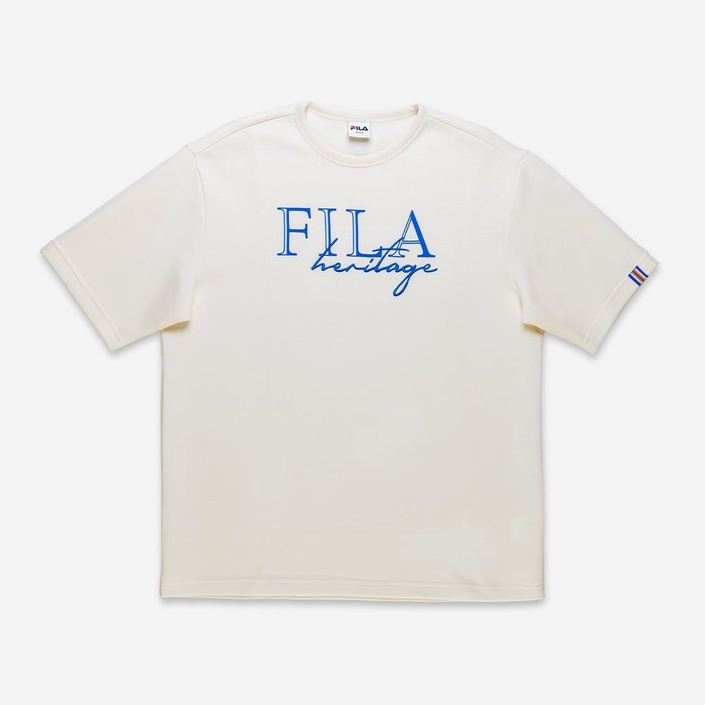 Fila - Áo thun nam nữ Origin Comfort Fit Graphic Logo Lifestyle