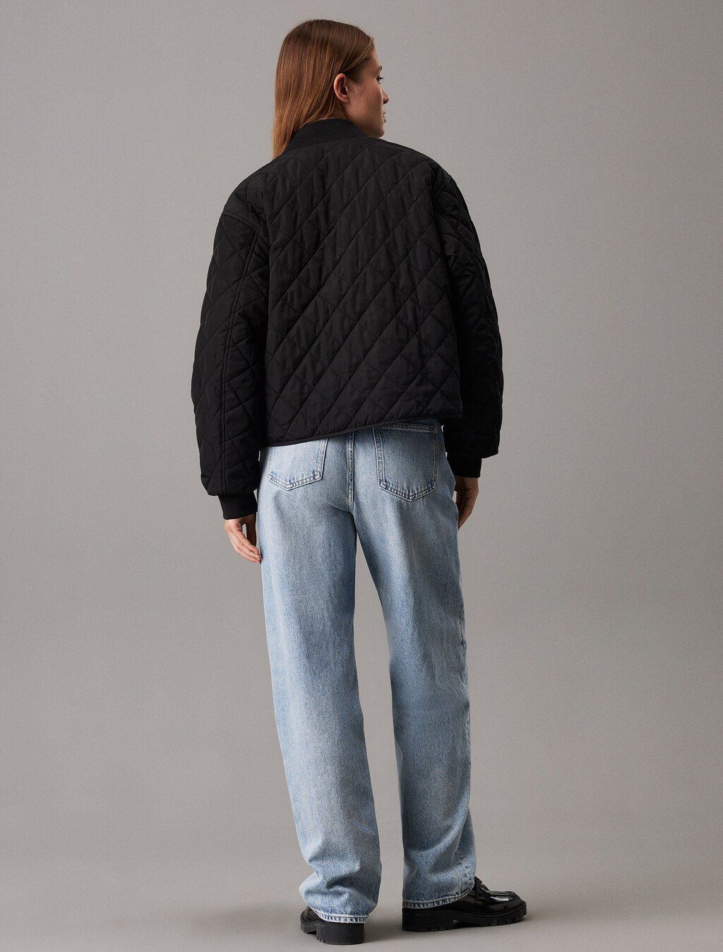 Calvin Klein - Áo khoác CK nữ Relaxed Quilted Bomber Jacket