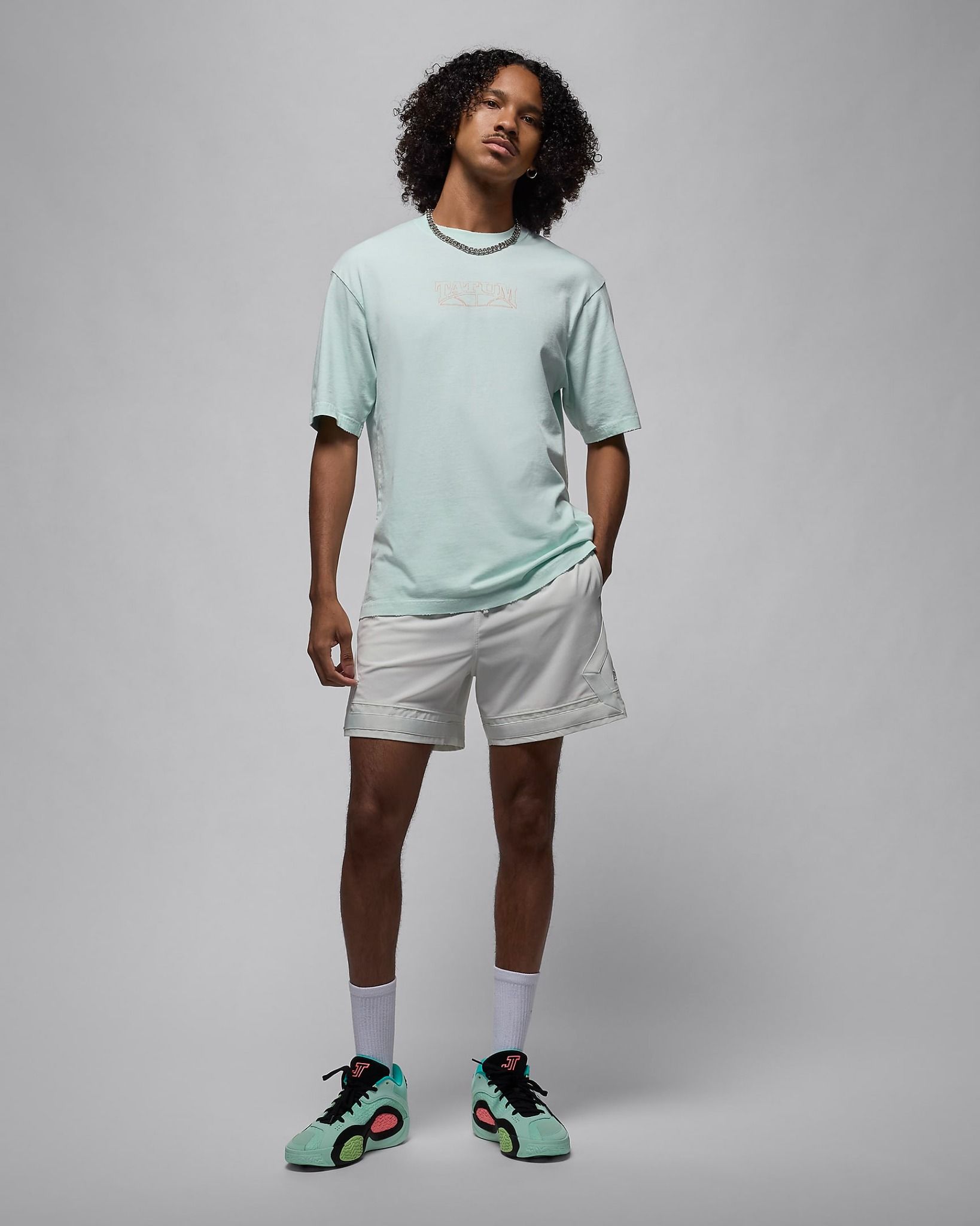 Nike - Áo tay ngắn thể thao Nam Tatum Men's T-Shirt