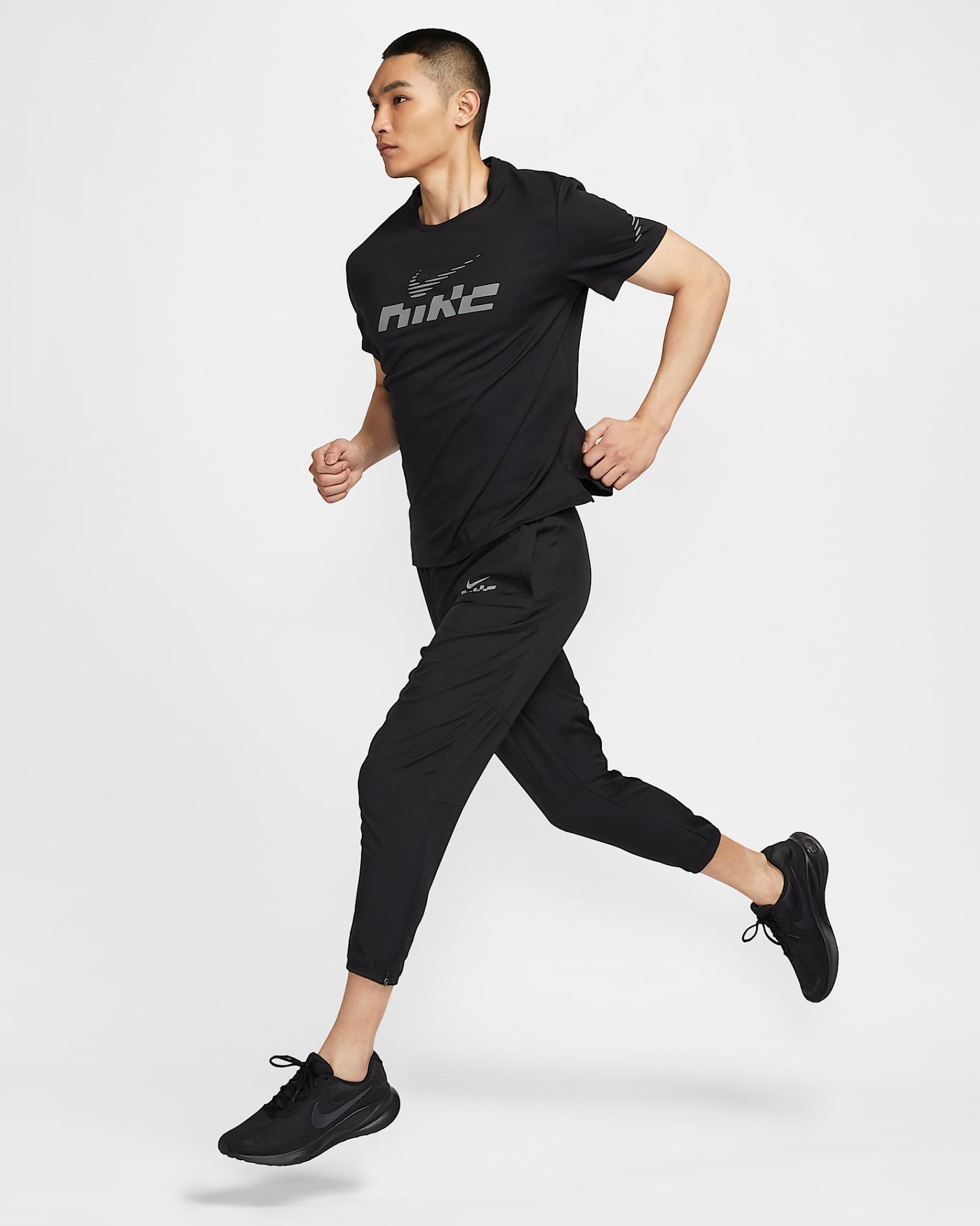 Nike - Áo tay ngắn thể thao Nam Miler Flash Men's Dri-FIT UV Short-Sleeve Running Top