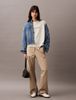 Calvin Klein - Áo phông tay ngắn nữ CK Relaxed Standard Logo Crewneck Tee