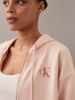 Calvin Klein - Áo khoác CK nữ Cropped Zip Up Monogram Hoodie
