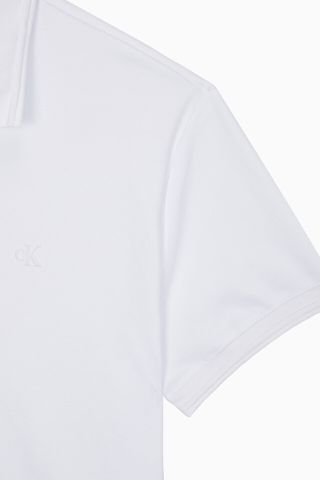 Calvin Klein - Áo polo tay ngắn CK nam Regular Embossed Tipping Polo