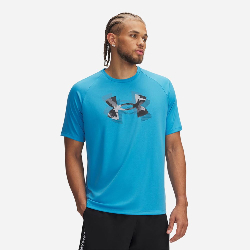 Under Armour - Áo thun thể thao nam Tech Print Fill Tee Training