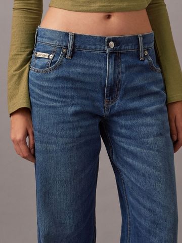 Calvin Klein - Quần jeans ống đứng CK nữ Premium Light Women's Relaxed Jean