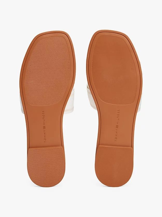 Tommy Hilfiger - Dép quai ngang nữ Webbing Woven Logo Strap Mules
