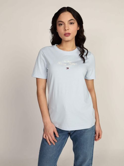 Tommy Hilfiger - Áo thun tay ngắn nữ TH Regular Script Tee