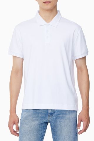 Calvin Klein - Áo polo tay ngắn CK nam Regular Embossed Tipping Polo