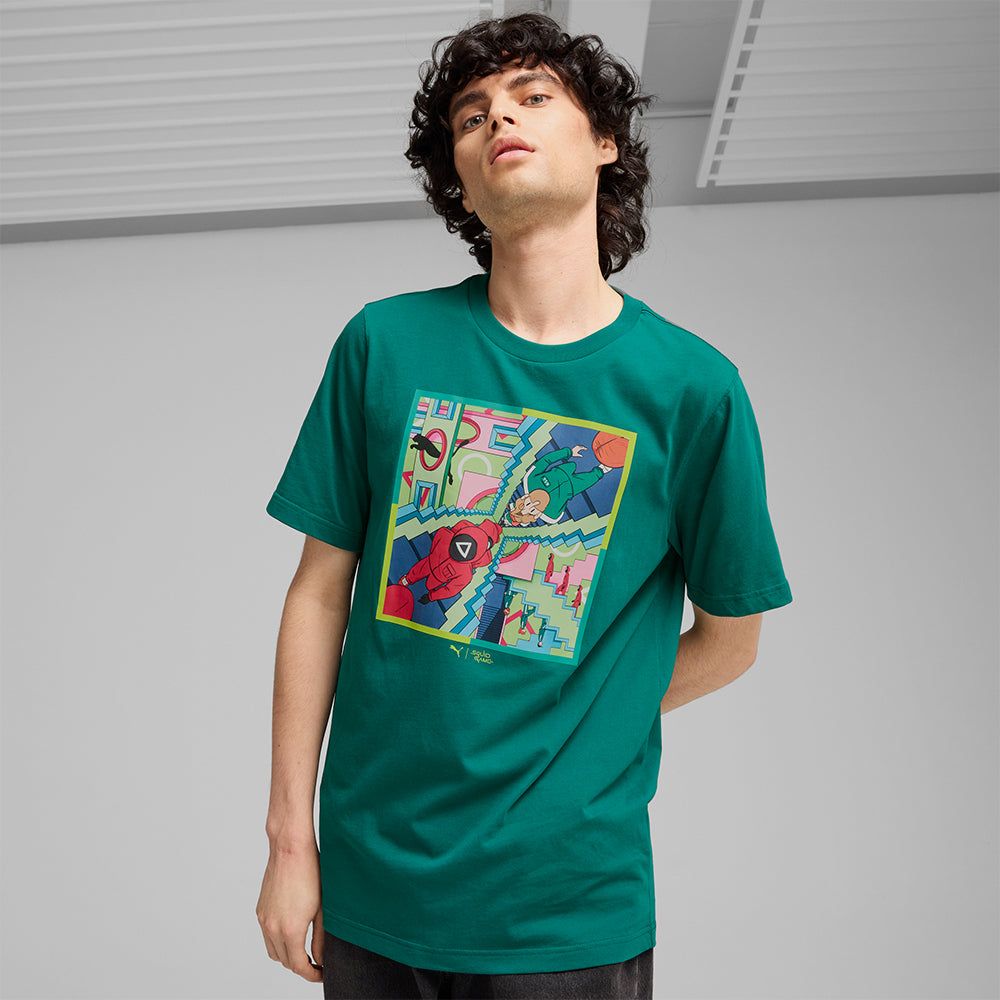 Puma - Áo thun nam Squid Game Graphic Tee Lifestyle