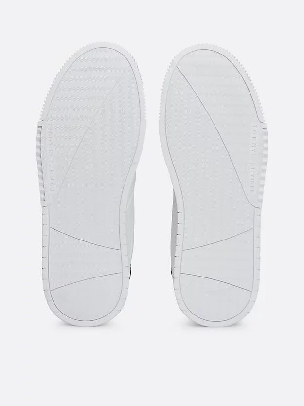 Tommy Hilfiger - Giày nam Signature Tape Textured Leather Trainers