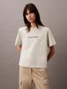 Calvin Klein - Áo phông tay ngắn nữ CK Relaxed Standard Logo Crewneck Tee