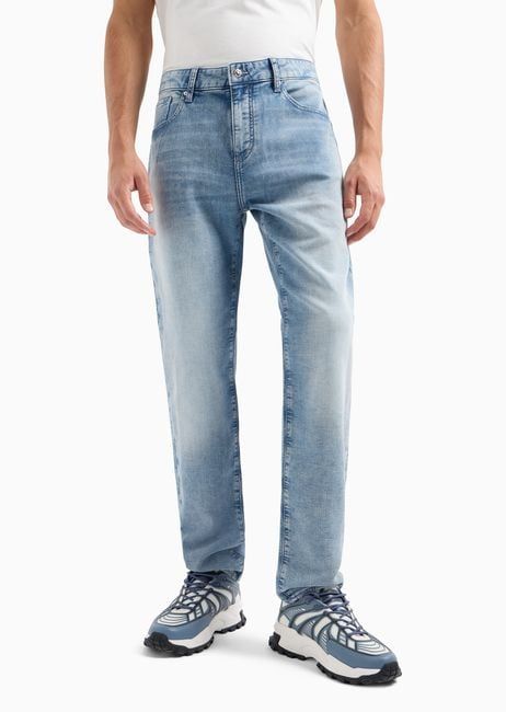 Armani Exchange - Quần jean dáng ôm nam J13 Slim Fit Mens 5 Pockets