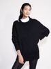 Calvin Klein - Áo len tay dài CK nữ Merino Wool Cable Knit Relaxed Crewneck Jumper