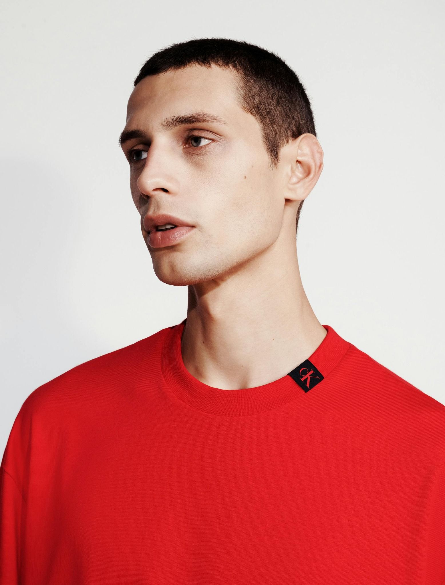 Calvin Klein - Áo thun thời trang CK nam Heavy Cotton Crewneck Tee