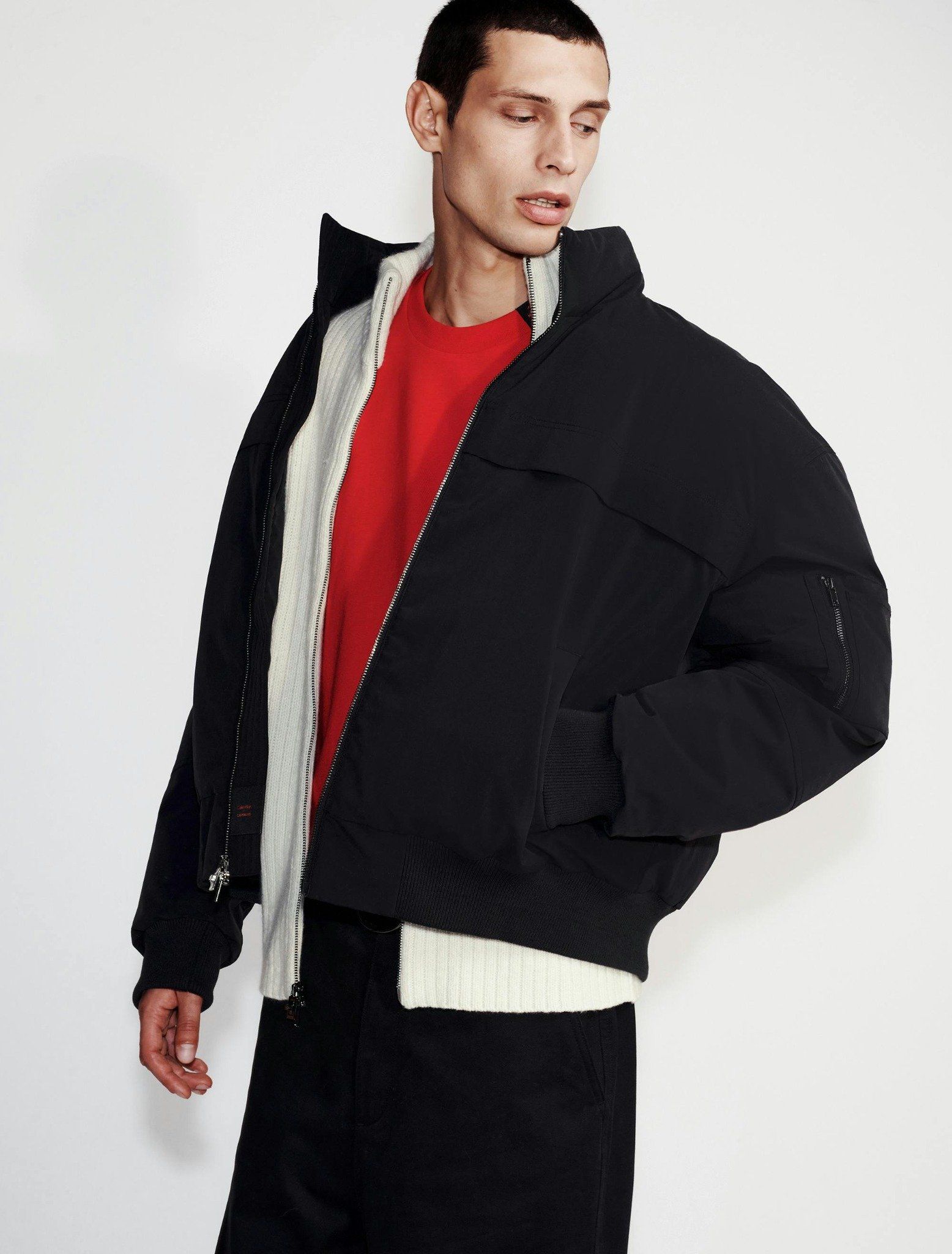 Calvin Klein - Áo thun thời trang CK nam Heavy Cotton Crewneck Tee