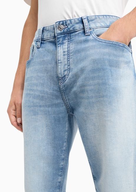 Armani Exchange - Quần jean dáng ôm nam J13 Slim Fit Mens 5 Pockets
