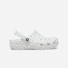 Crocs - Xăng đan nam nữ Classic Geometric White Lifestyle