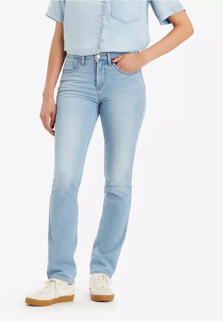 Levi's - Quần jeans dài nữ Light Indigo - Worn In Women 314 Shaping Straight Jeans Levis