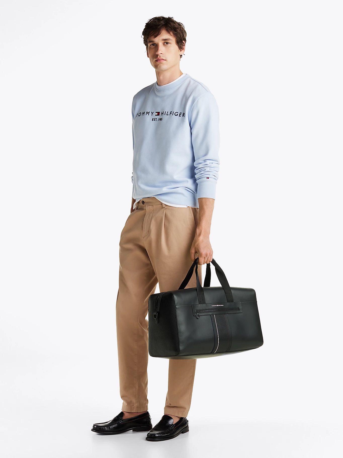Tommy Hilfiger - Túi trống du lịch nam TH Foundation Duffle