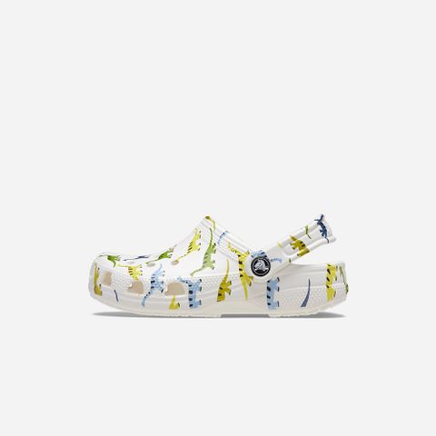 Crocs - Xăng đan trẻ em Classic Character Print Dinosaur Lifestyle