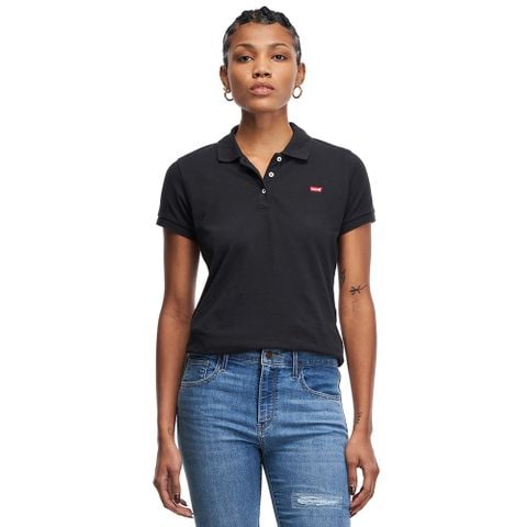 Levi's - Áo polo nữ Slim Polo Caviar