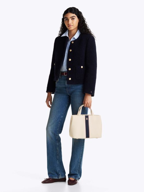 Tommy Hilfiger - Túi xách nữ TH Monogram Satchel