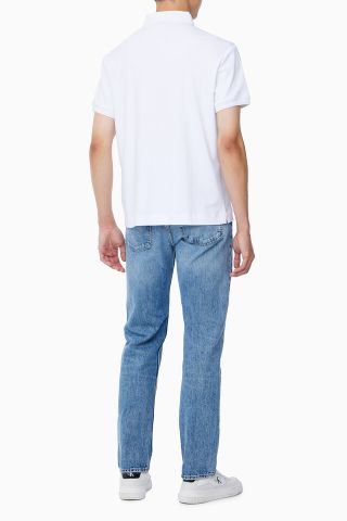 Calvin Klein - Áo polo tay ngắn CK nam Regular Embossed Tipping Polo