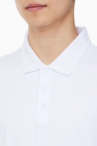 Calvin Klein - Áo polo tay ngắn CK nam Regular Embossed Tipping Polo