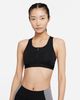 Nike - Áo ngực nữ hỗ trợ cường độ vừa Dri-FIT Swoosh Women's Medium-Support Padded Zip-Front