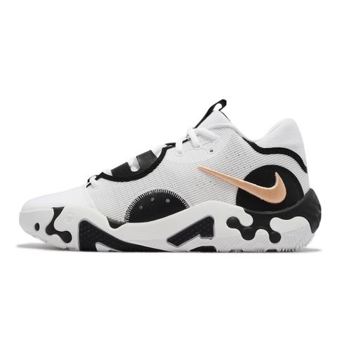 Nike - Giày bóng rổ Nam Pg 6 Ep White Black SU22-8447