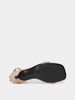 Tommy Hilfiger - Giày cao gót nữ Leather Knots Kitten Sandal