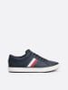 Tommy Hilfiger - Giày nam Leather Signature Tape Fine Cleat Trainers