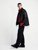 Calvin Klein - Áo khoác da CK nam Leather Quilted Jacket