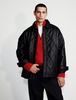 Calvin Klein - Áo khoác da CK nam Leather Quilted Jacket