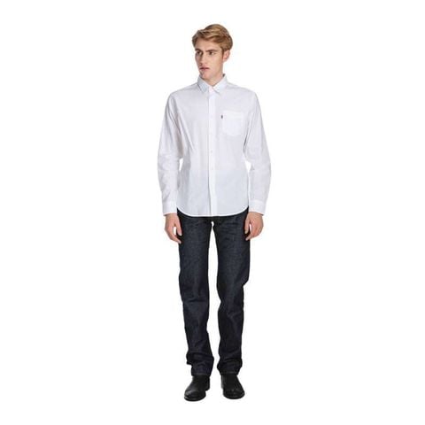 Levi's - Áo Sơ Mi Tay Dài Nam Standard Sunset 1 Pocket Standard White 17