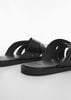 Mango - Xăng-đan nam Braided Leather Sandals