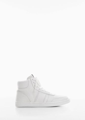 Mango - Giày thể thao nam Ankle Boot Leather Trainers