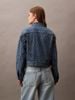 Calvin Klein - Áo khoác jeans nữ Women's 90S Trucker Aop Jacket