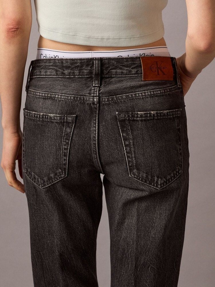 Calvin Klein - Quần jeans dài CK nữ Relaxed Bootcut Jeans