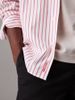 Calvin Klein - Áo sơ mi tay dài nam Long Stripe Relaxed Shirt