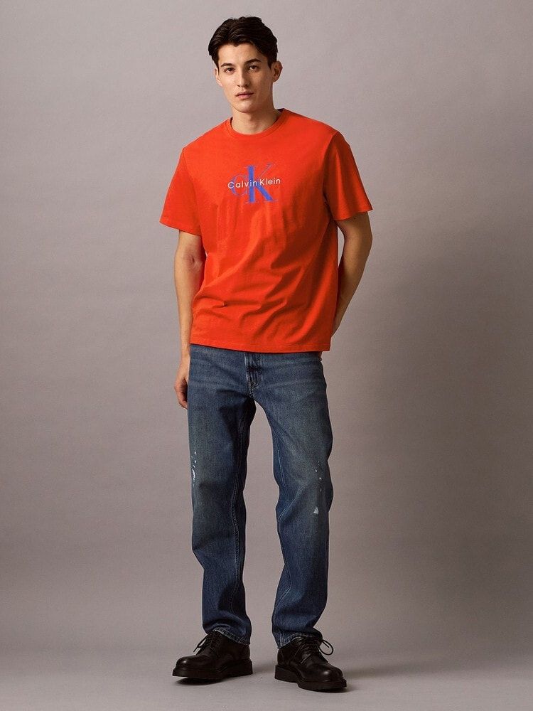 Calvin Klein - Quần jeans dài CK nam Classic Taper Faded Ck Blue 37 Technology