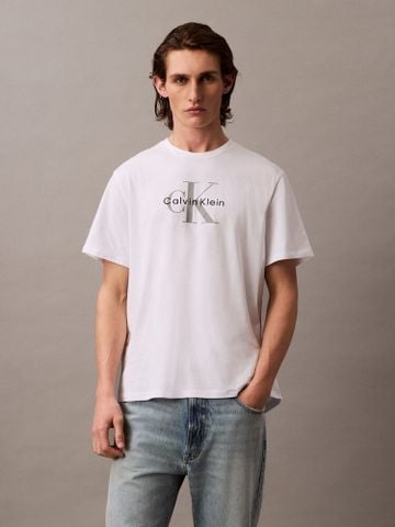 Calvin Klein - Áo thun thời trang CK nam Premium Hero Monologo Tee