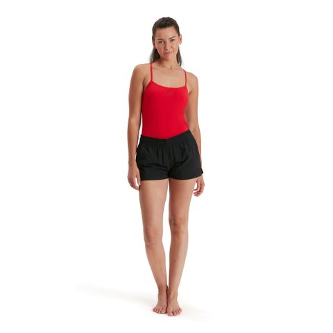 Speedo - Quần đi biển nữ Essential Wash Black Swimming