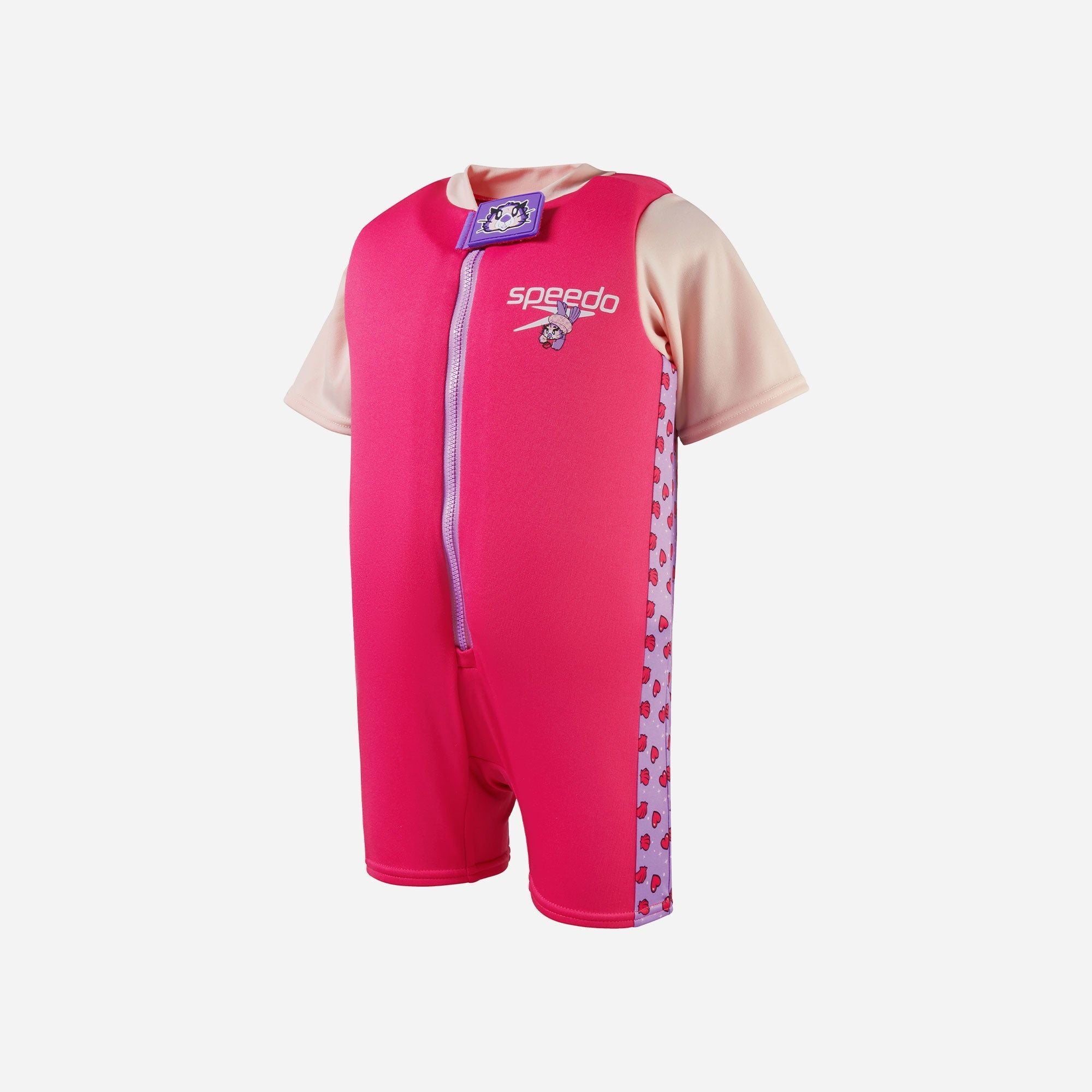 Speedo - Áo phao bơi bé gái Printed Float Suit Swimming